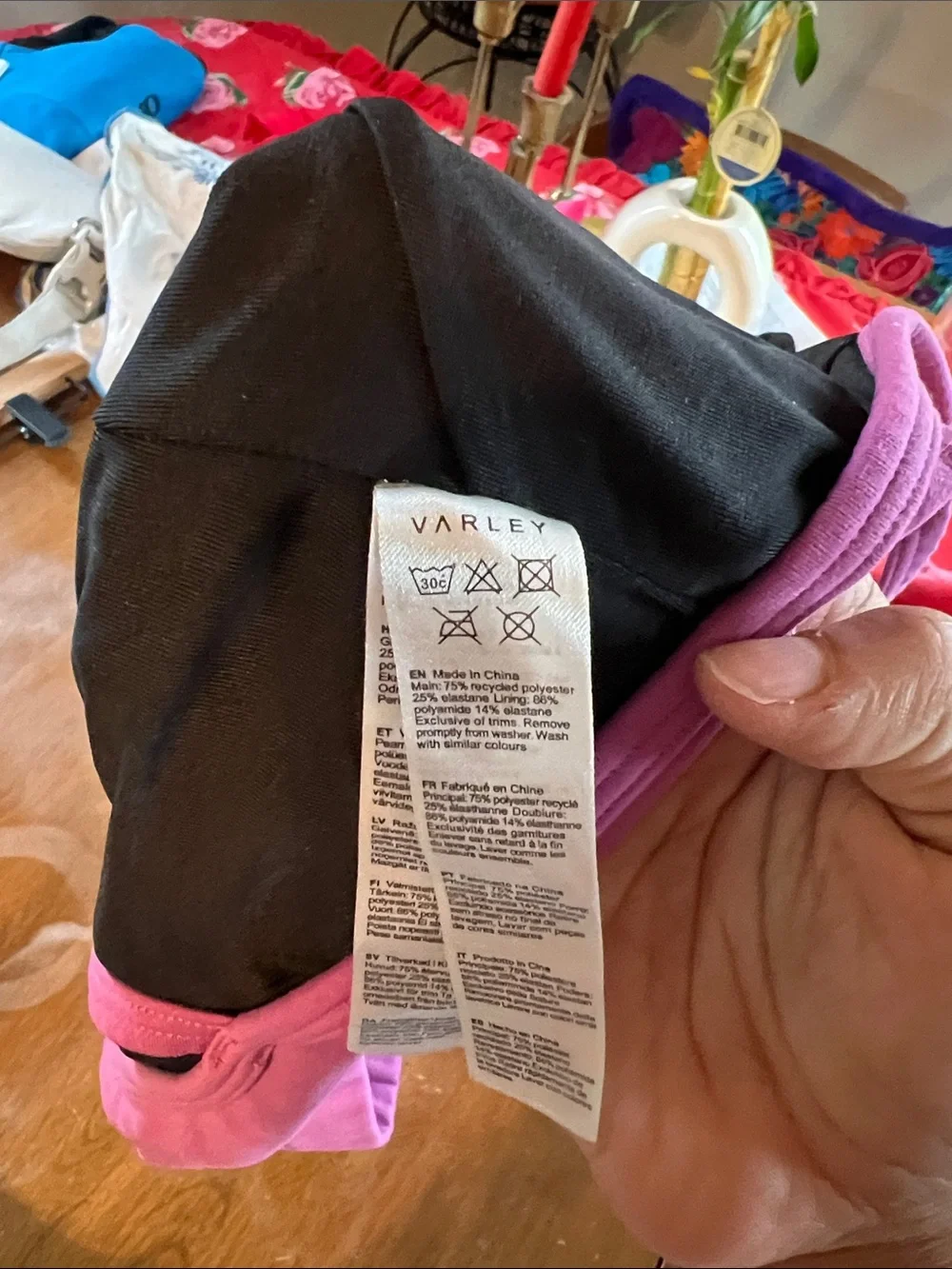 Varley Purple/maeve/pinkish Strappy Sports Bra - Picture 5 of 5